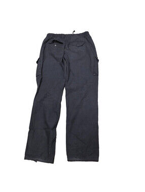 John Elliott Back Sateen Cargo Pants Navy Blue Drawstring Trousers Size 3 / L